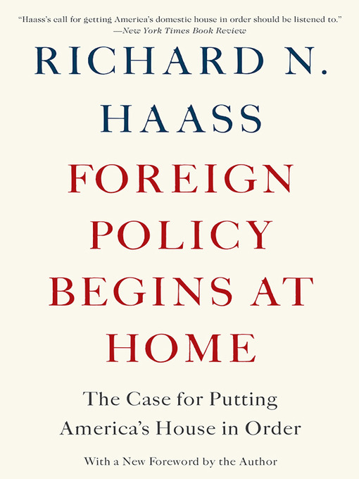 Cover image for Foreign Policy Begins at Home